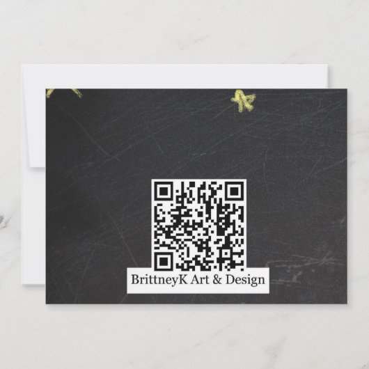 Owl2 Chalk-sleepover Kaart (Achterkant)