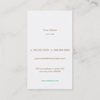 owl フクロウ名刺 visitekaartje