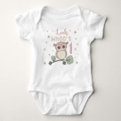 Owl 1st Birthday Romper (Voorkant)