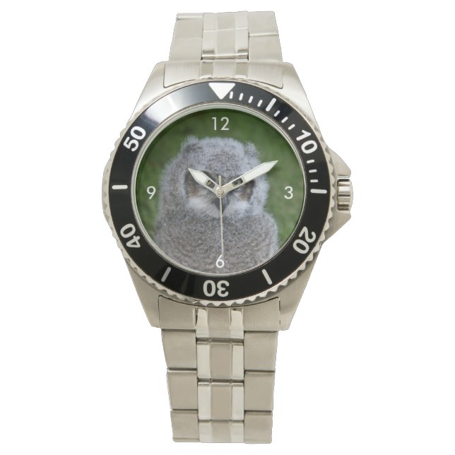 Owl_20180215_by_JAMFoto Horloge (Voorkant)