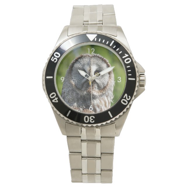 Owl_20180219_by_JAMFoto Horloge (Voorkant)