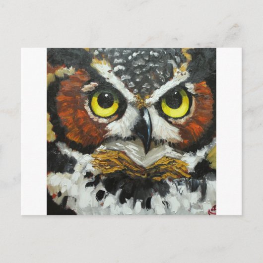 Owl#20 Briefkaart (Voorkant)