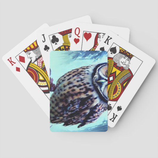 Owl 2 pokerkaarten (Achterkant)