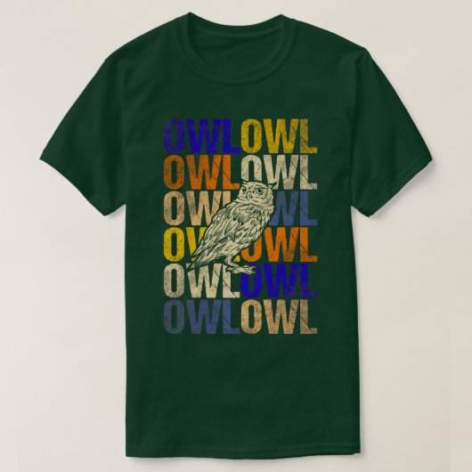 Owl 2 t-shirt (Design voorkant)