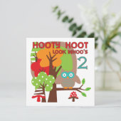 Owl 2e T-shirts en geschenken Kaart (Staand voorkant)