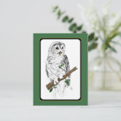 Owl 3 Briefkaart (Staand voorkant)