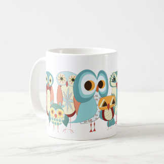 Owl-a-Day Retro Owl Mok