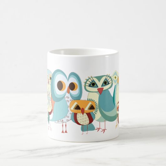 Owl-a-Day Retro Owl Mok (Center)