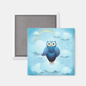 Owl aan de hemel magneet (Voorkant / Achterkant)