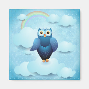 Owl aan de hemel magneet