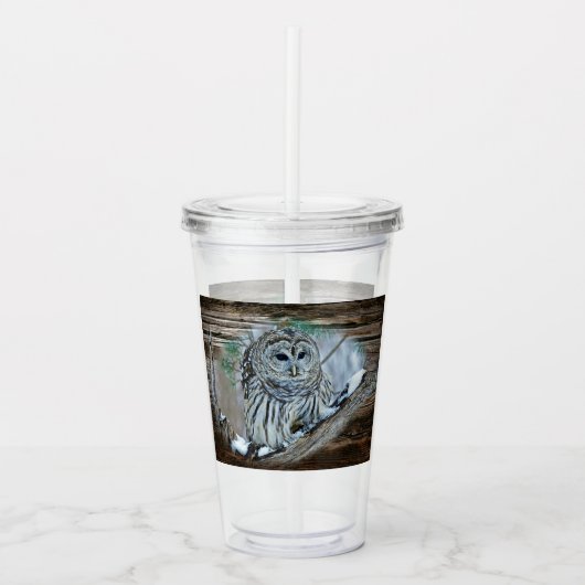 Owl Acryl Drinkbeker (Voorkant)