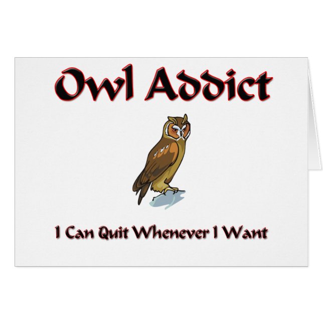 Owl Addict (Voorkant Horizontaal)