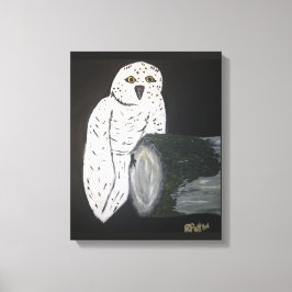 Owl Afbeelding Ledge Canvas Afdruk