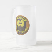 Owl Afbeelding Matglas Bierpul (Voorkant links)