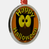 Owl Afbeelding Metalen Ornament (Rechts)