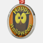 Owl Afbeelding Metalen Ornament (Links)