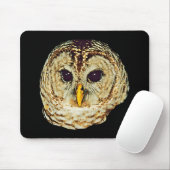 Owl Afbeelding Mousepad Muismat (Met muis)