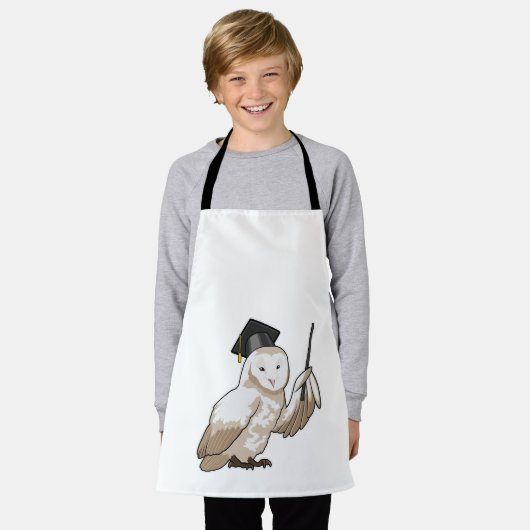 Owl als leraar met wijzer schort (Gedragen)