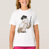 Owl als leraar met wijzer t-shirt (Voorkant)