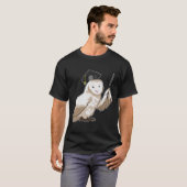 Owl als leraar met wijzer t-shirt (Voorkant volledig)
