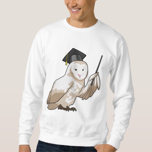 Owl als leraar met wijzer trui (Voorkant)