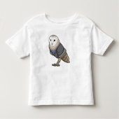 Owl als secretaris kinder shirts (Voorkant)