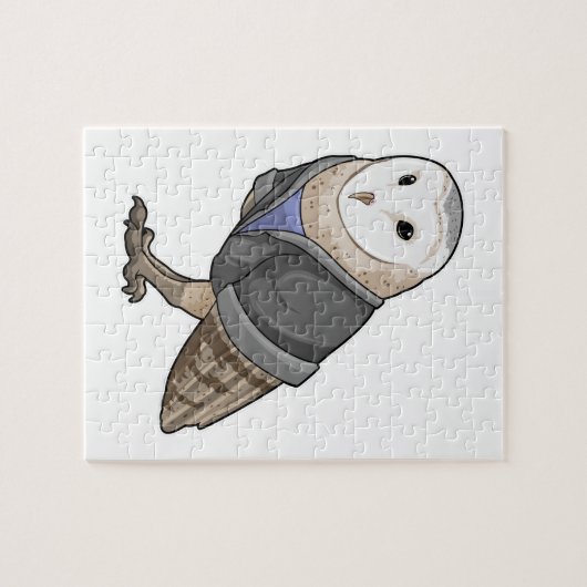 Owl als secretaris legpuzzel (Horizontaal)