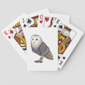 Owl als secretaris pokerkaarten (Achterkant)