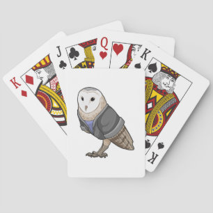 Owl als secretaris pokerkaarten