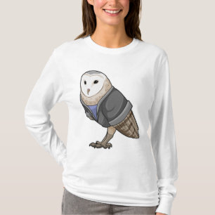 Owl als secretaris t-shirt