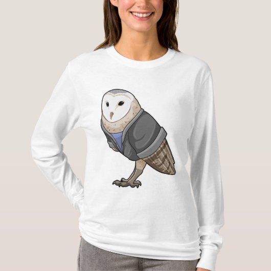 Owl als secretaris t-shirt (Voorkant)