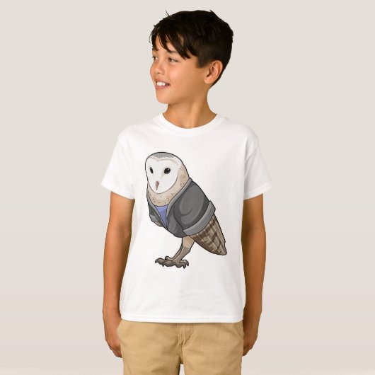 Owl als secretaris t-shirt (Voorkant volledig)