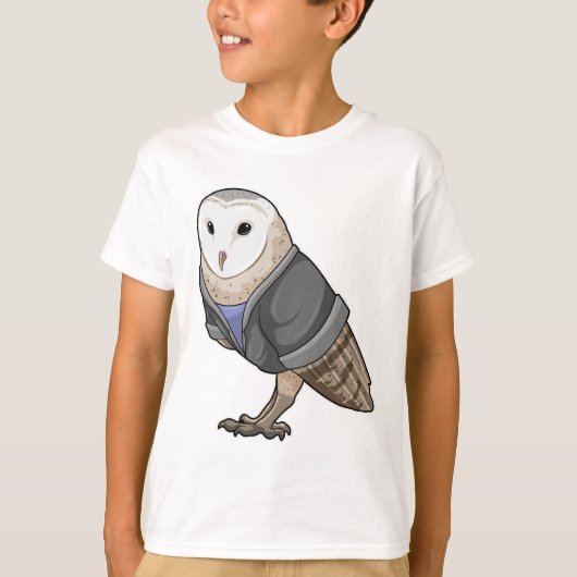 Owl als secretaris t-shirt (Voorkant)