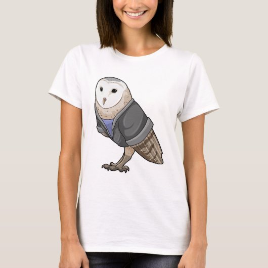 Owl als secretaris t-shirt (Voorkant)
