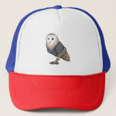 Owl als secretaris trucker pet (Voorkant)