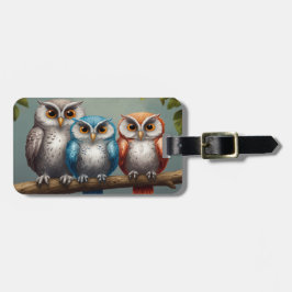 Owl Altijd van je houden Bagagelabel