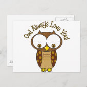 Owl Altijd van je houden Briefkaart (Voorkant / Achterkant)