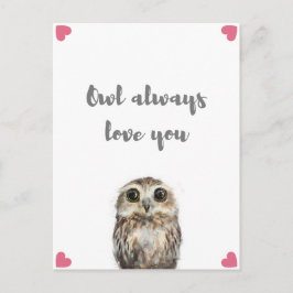 Owl Altijd van je houden Briefkaart