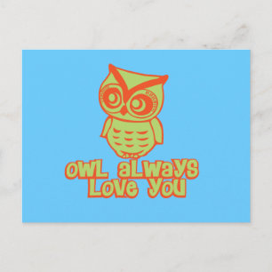 Owl altijd van je houden! briefkaart