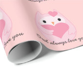 Owl Altijd van je houden Cadeaupapier (Rol Hoek)