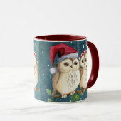 Owl Altijd van je houden | Cute Winter Kerstcadeau Mok (Voorkant rechts)