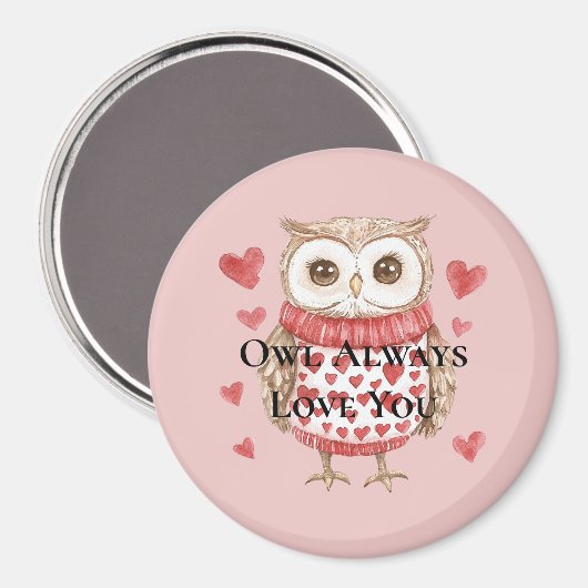 Owl Altijd van je houden Magneet (Voorkant / Achterkant)