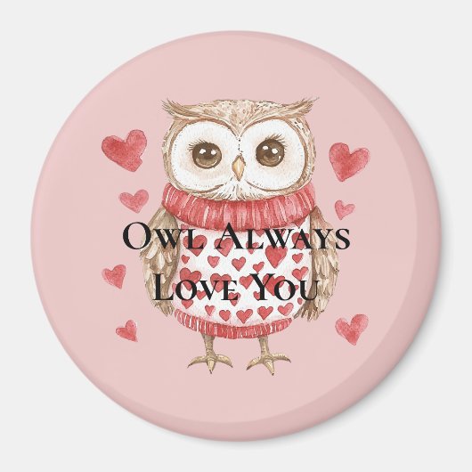 Owl Altijd van je houden Magneet (Voorkant)