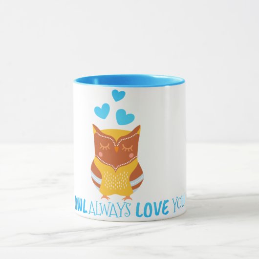 Owl Altijd van je houden Mok (Midden)