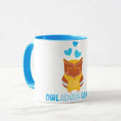 Owl Altijd van je houden Mok (Voorkant links)