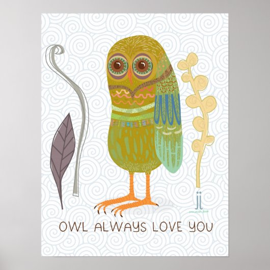 Owl Altijd van je houden Poster (Voorkant)