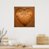 Owl Altijd van je houden Poster (Keuken)