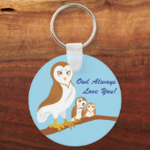 Owl altijd van je houden! sleutelhanger (Voorkant)