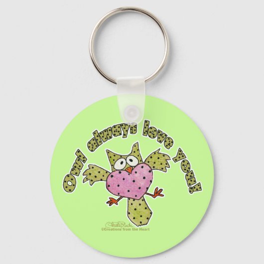 Owl altijd van je houden! sleutelhanger (Voorkant)
