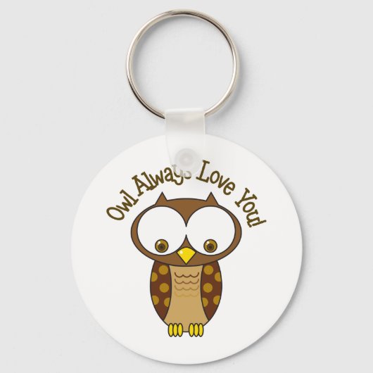 Owl Altijd van je houden Sleutelhanger (Voorkant)
